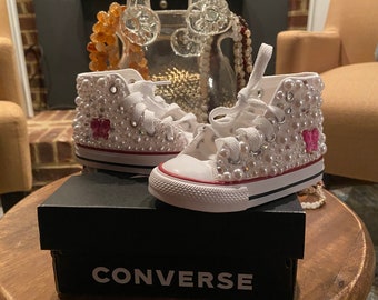Custom Toddler Bling converse shoe