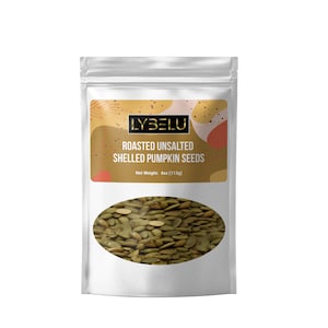 Roasted Unsalted Shelled Pumpkin Seeds – 4oz