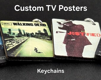TV Series Keychain | Custom Show Art | Television Collector Gift