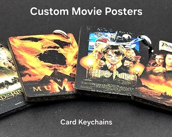 Fantasy Movie Keychain | Custom Adventure Film Poster | Fantasy Fan Gift