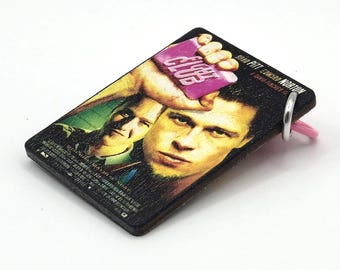 Mini Movie Poster Keychain | Custom Film Art Accessory | Movie Lover Gift
