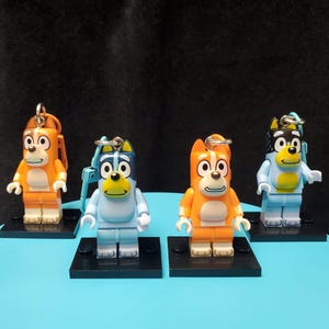 Bluey Mini Figure Keychain | Keyring | Bluey, Bingo & More Gift