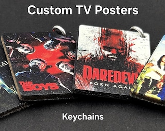 Streaming Series Keychain | Custom TV Show Art | Binge Watcher Gift