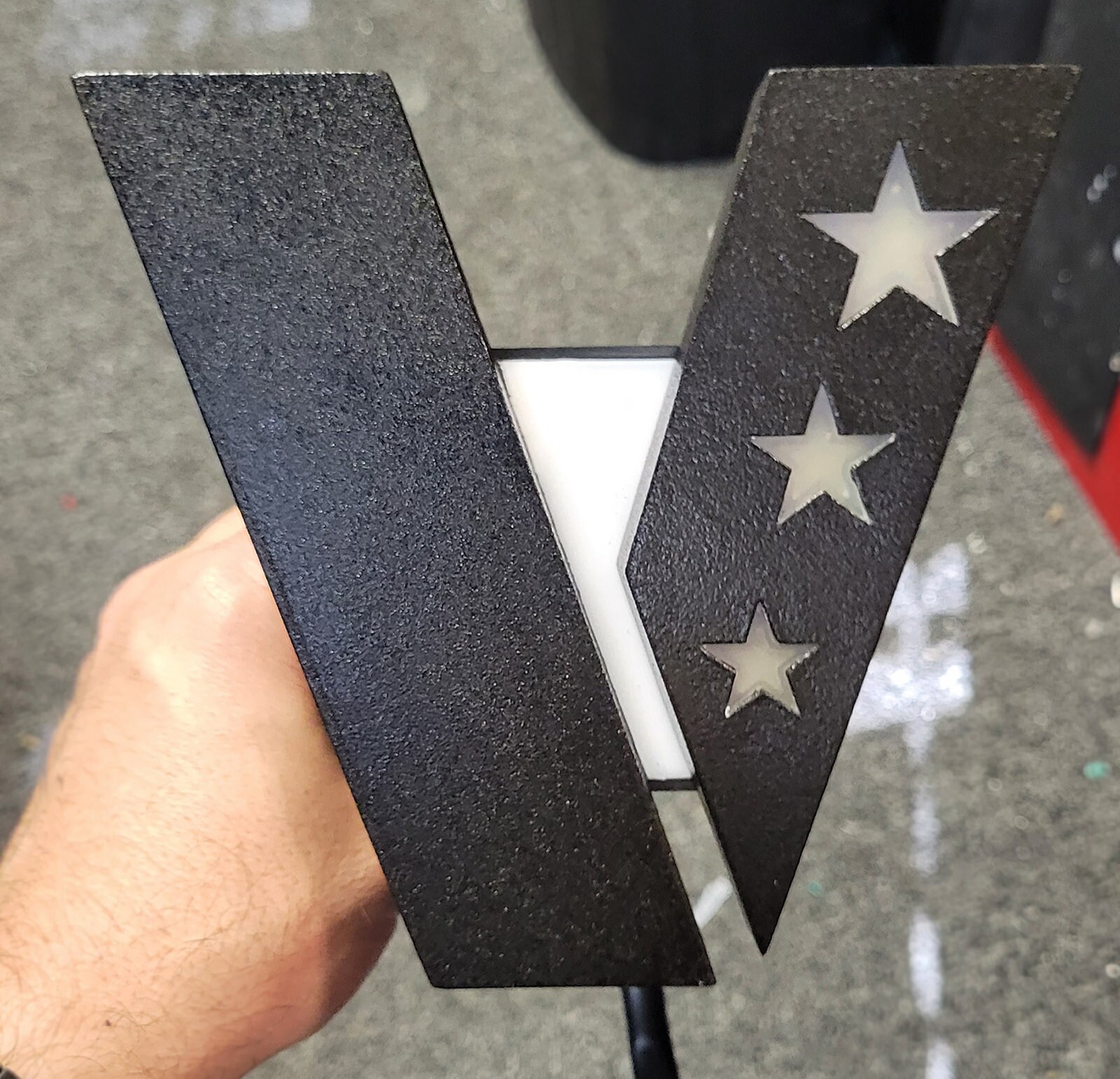 Custom Trailer Hitch Cover With Brake Lights Etsy