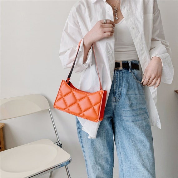 High Quality Textured Leather Woven Shoulder Underarm Bag Women Handbag  Large Capacity Tote Bag Lady Purse Female Shopping Bag