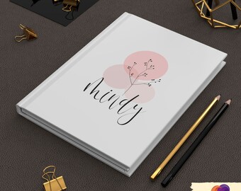 Personalized Floral Notebook | Gift | Travel Journal | Gift For Women | Gratitude Journal | Hard Cover Notebook | Spiral Bound Journal