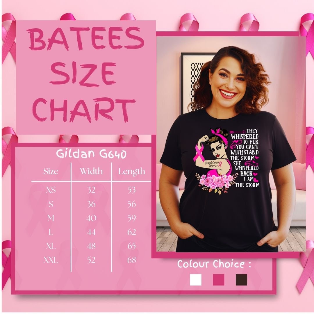 T-shirt Donna Cancro Al Seno Con Nastro Rosa E Farfalla - Maglia In Misto Cotone Traspirante, Consapevolezza E Supporto