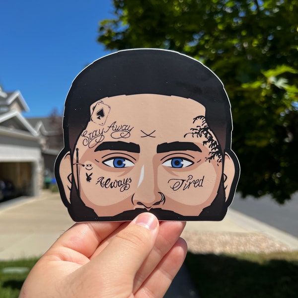 Post Malone Sticker Etsy