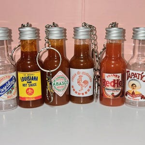 Hot Sauce Keychain