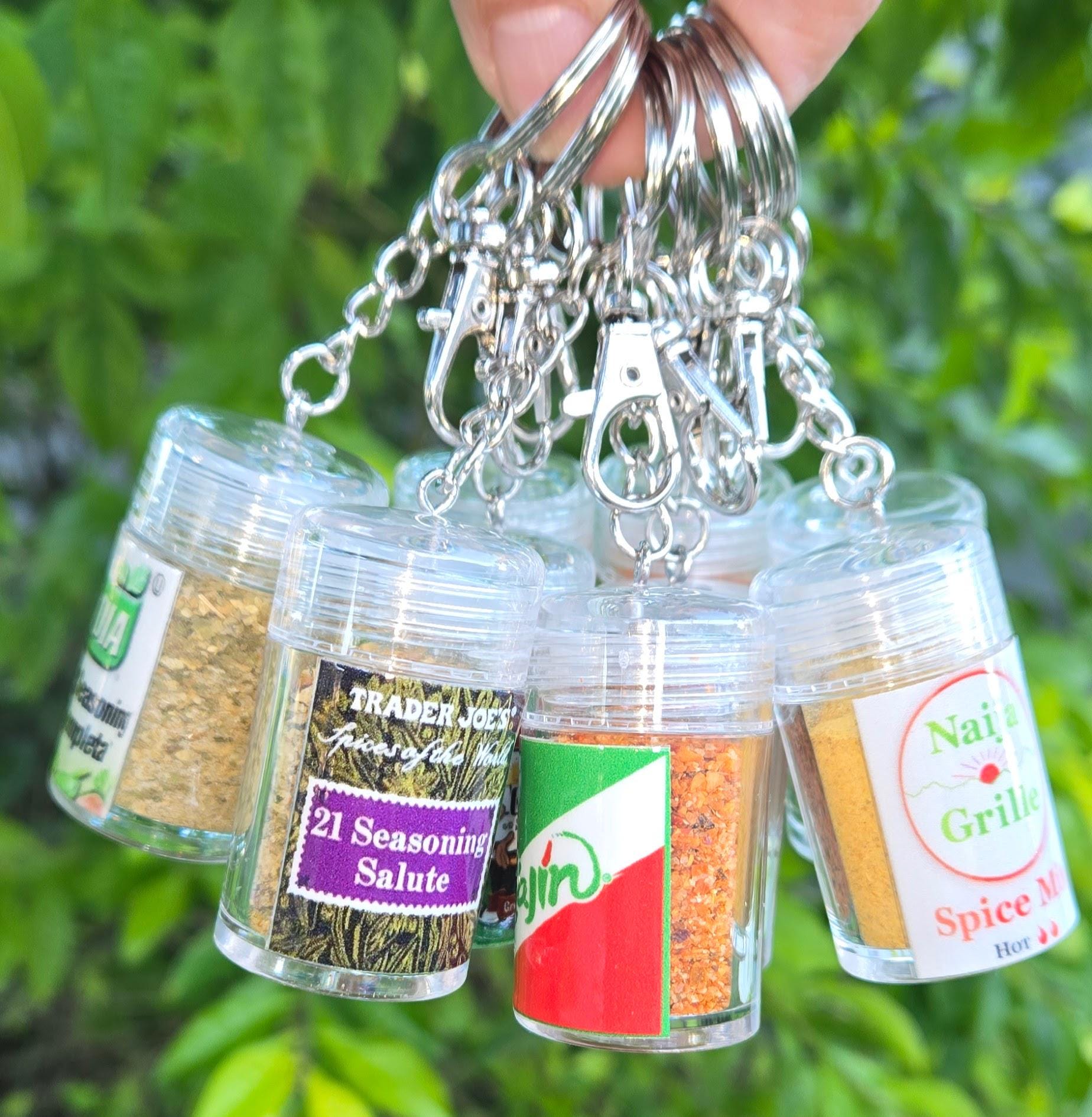 Seasoning Keychain: Refillable & Functional Travel Seasoning - Etsy
