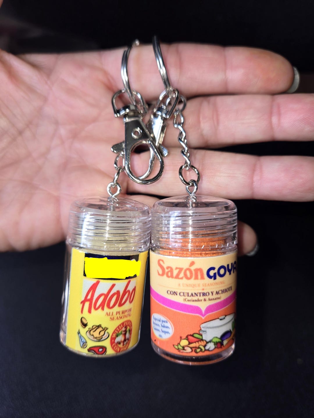 Seasoning Keychain: Refillable & Functional Travel Seasoning - Etsy