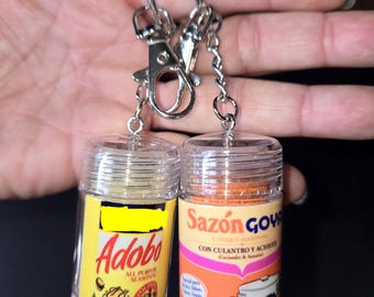 Llavero de condimentos: condimento de viaje recargable y funcional
