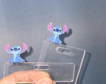 Badge Topper Buddy/ Nurse / Office / Gift /Blue Alien