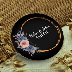 Custom Wedding Coaster, Acrylic Coaster Set, Bridal Shower Favors for Guests, Personalized Acrylic Coasters, Custom Wedding Favors in Bulk