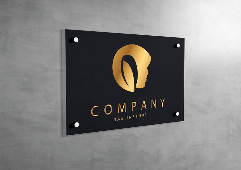Custom Acrylic Business Logo Sign, Custom Logo, Business Sign, Acrylic Logo Sign, Office Storefont, Door Sign, Wall Hanging Business Office image 1