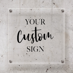 Custom Acrylic Business Sign, House Number Sign, Custom Logo Sign, Office Wall Decor, Business Decor, Business Gift, Storefont Logo Sign image 4