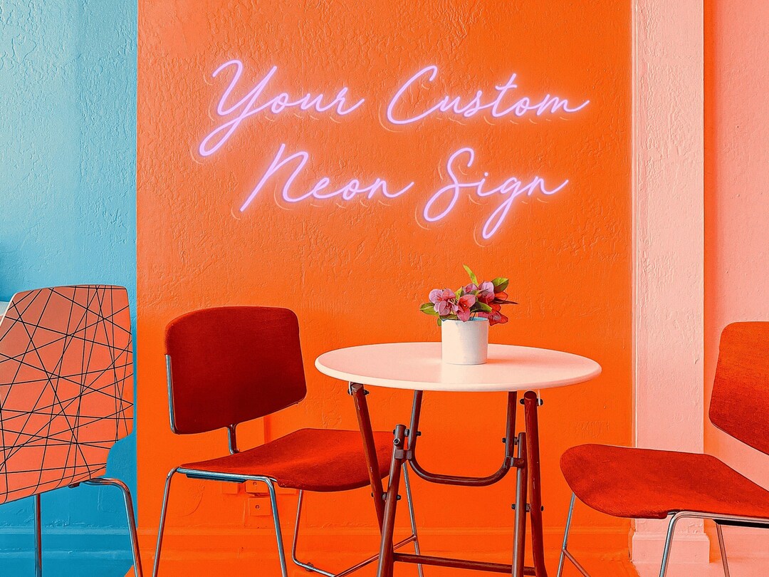 Custom Business Logo Neon Sign, Business İlluminated Sign, Business