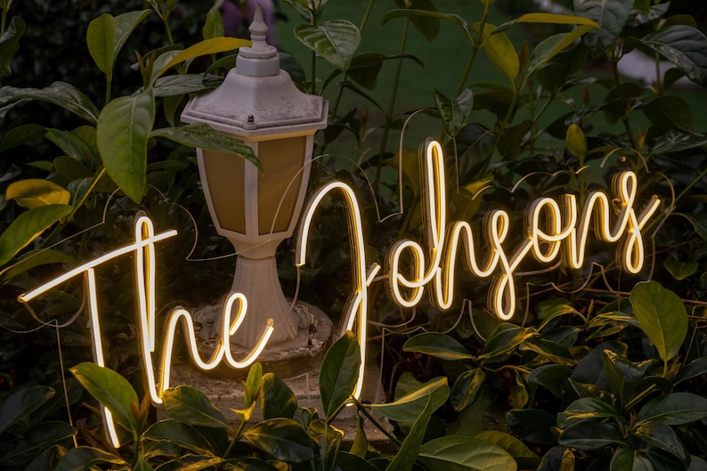 Custom Neon Sign Battery Operated Neon Light Led Neon Sign Etsy