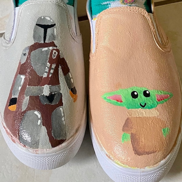 Custom Painted Shoes Etsy