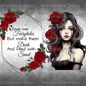 Give Me Fairytales But Make Them Dark Tumbler Wrap