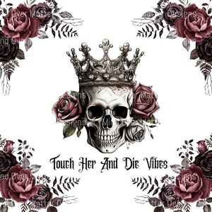 Touch Her And Die Vibes Tumbler Wrap