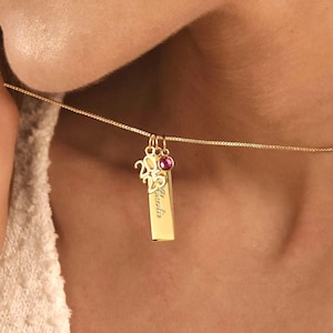 Collar de graduación personalizado con nombre, regalo de graduación de secundaria y universidad, promoción 2025-2024, regalo conmemorativo para ella, regalo para mejores amigas.