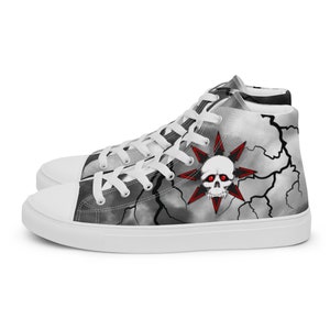 Men’s high top canvas shoes