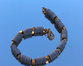Grey & Gold Bracelet
