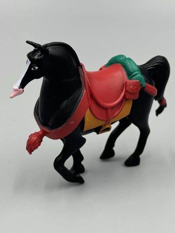 Disney - ディズニー【ムーラン】ぬいぐるみ　Khan Black Horse　46センチ ディズニー【ムーラン】ぬいぐるみ Khan Black Horse 46センチ Disney