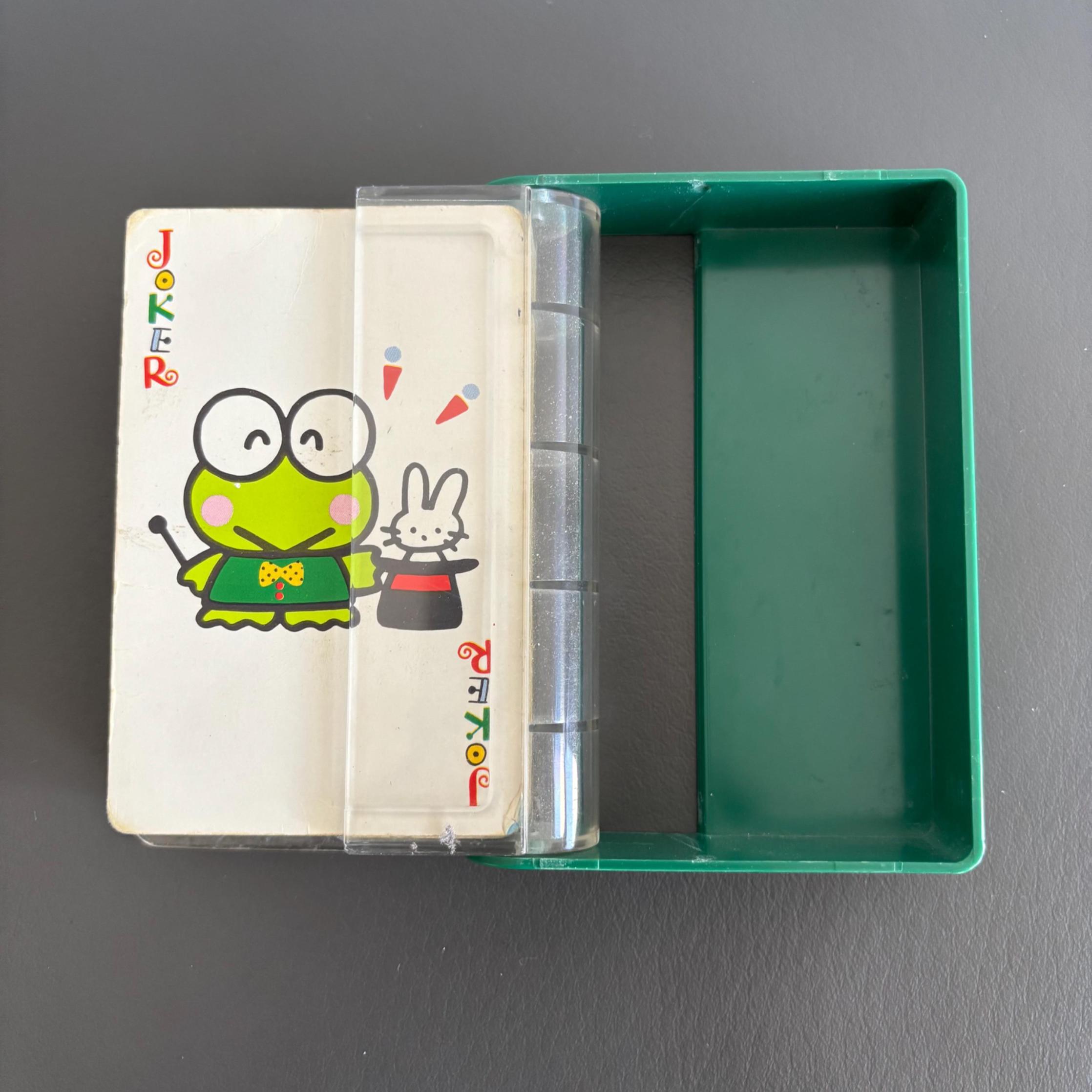 Vintage Sanrio 90s Kero Keroppi Deck of Cards Playing Cards