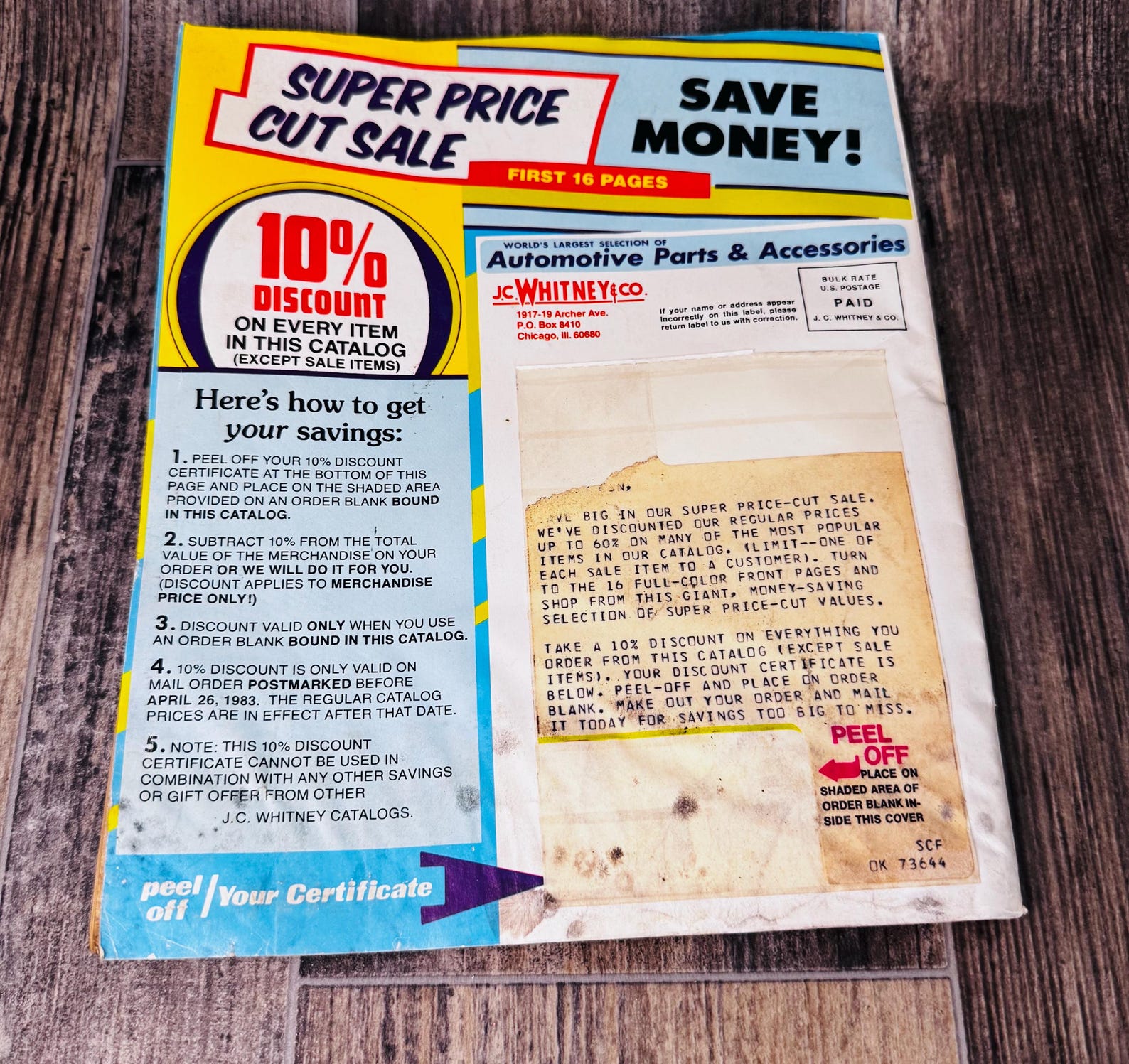 JC WHITNEY CATALOG Automotive Parts Accessories Etsy