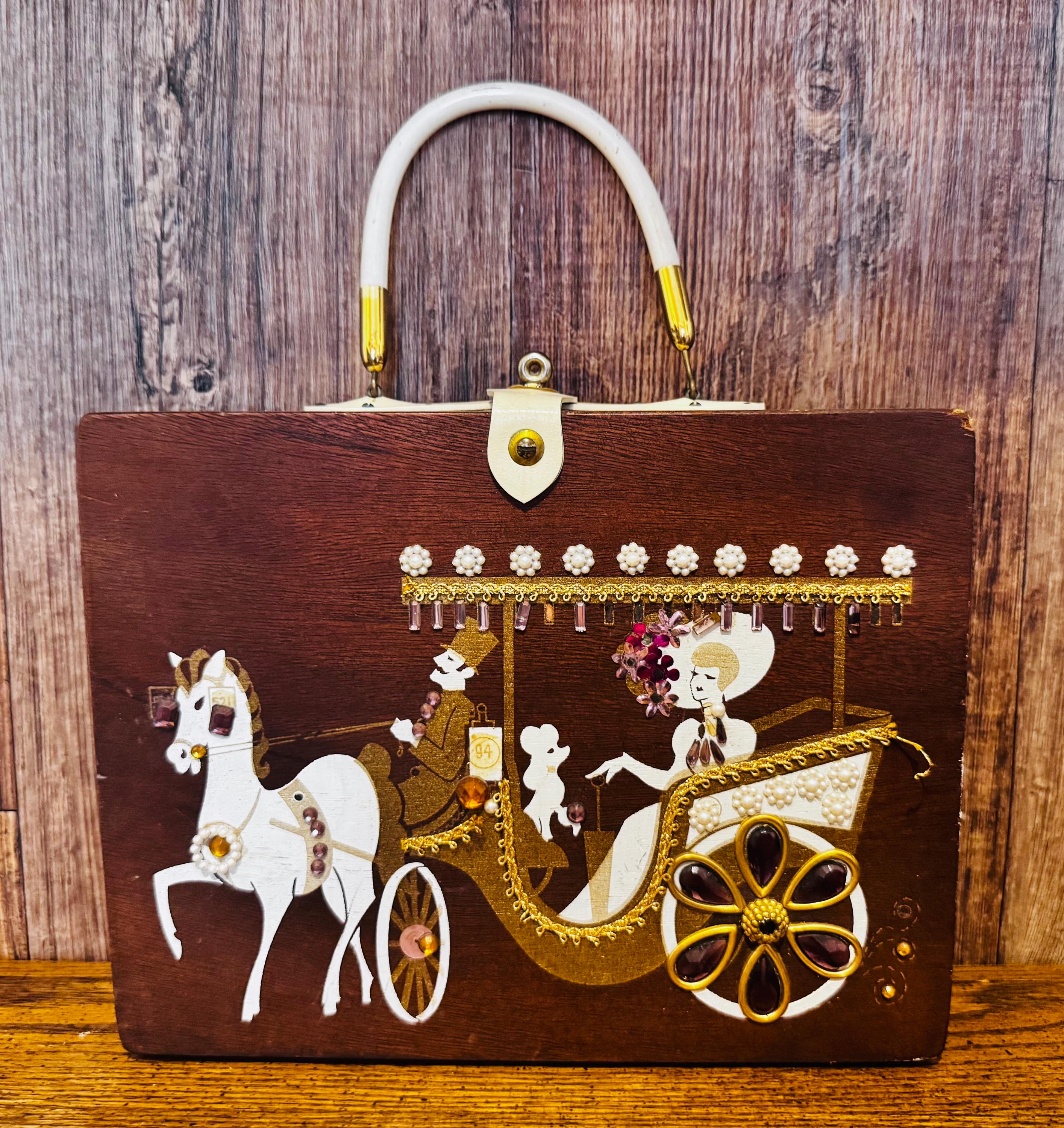 【Vintage】60s Enid Collins Carriage Trade RARE Vintage 1960s ENID COLLINS Carriage Trade Original