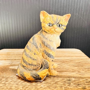 VINTAGE Miniature CAT resin