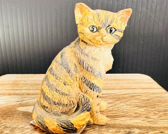 VINTAGE Miniature CAT resin
