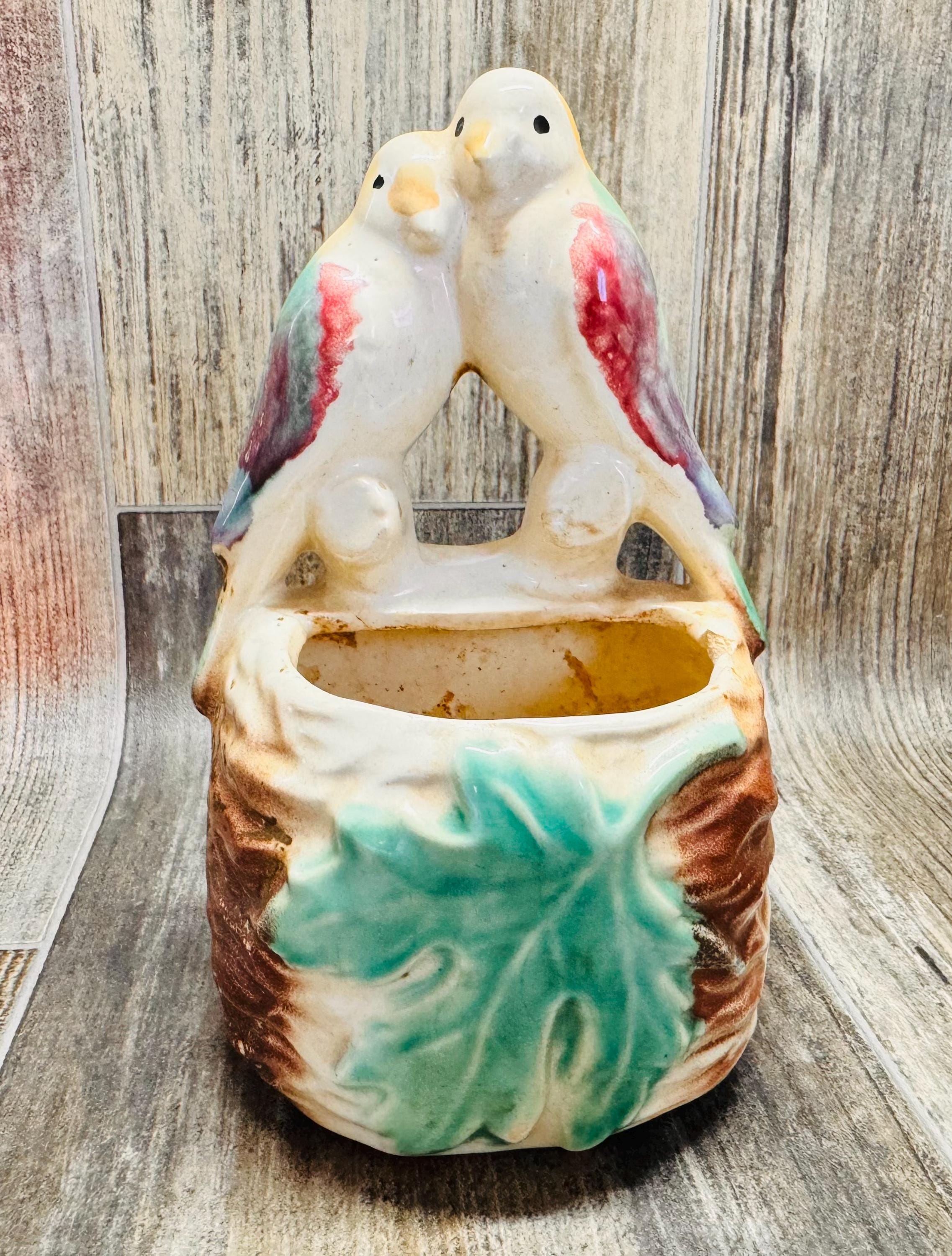 Vintage Ceramic Love Birds - Etsy
