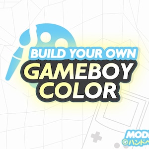 Bauen Sie Ihren eigenen Gameboy Color - Individuell angepasste Gameboy-Farbe - Bildschirm mit Hintergrundbeleuchtung, verbessertem Audio und Teilen! UGRADES VERFÜGBAR!