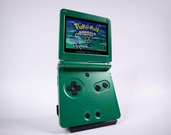 レックウザテーマのゲームボーイアドバンスSP – バックライト付き