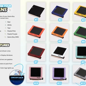 Build Your Own Gameboy Color - Custom Modded Gameboy Color - Backlit ...