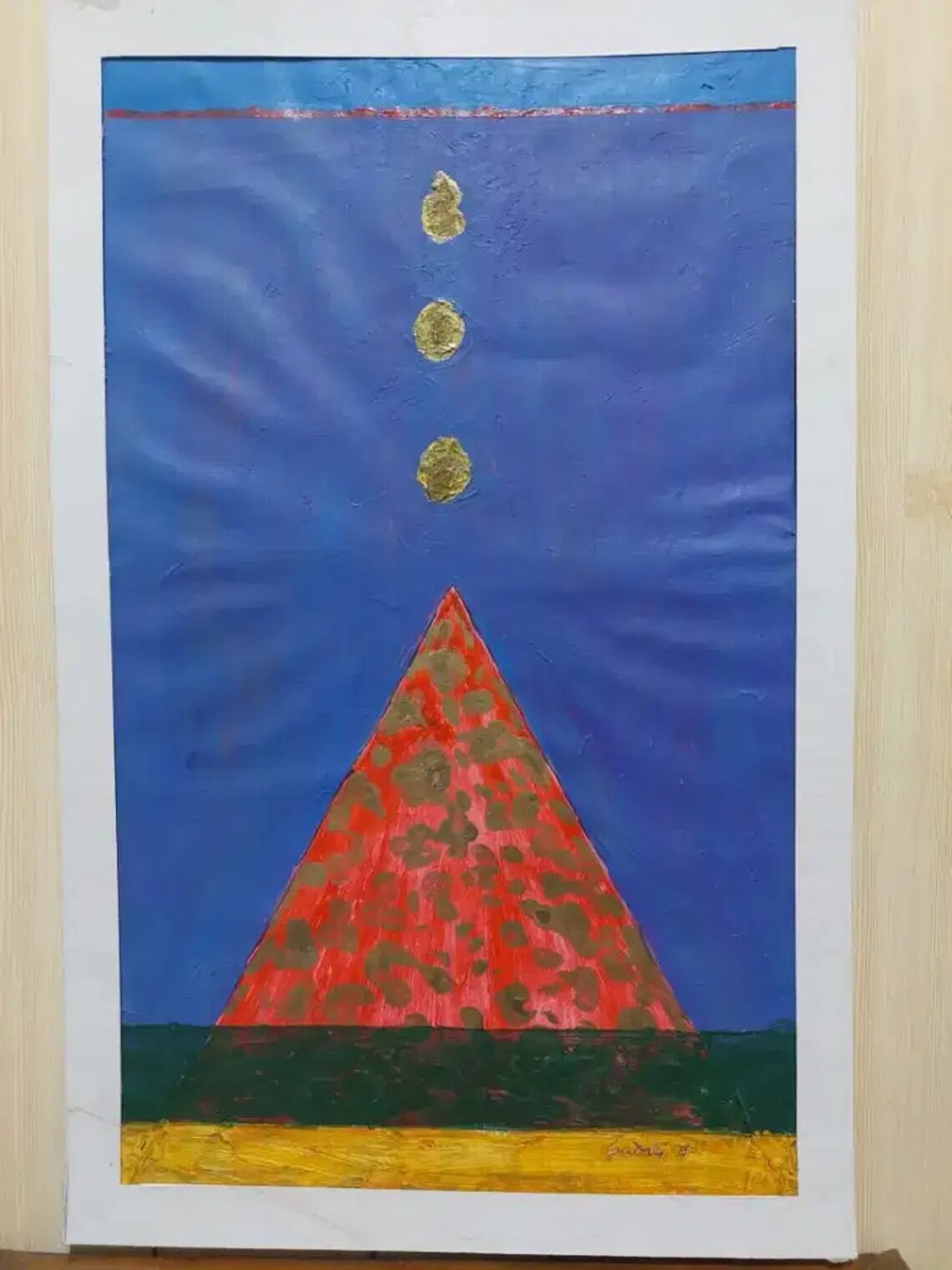 Original Ahmad Sadali Oil Painting on Canvas Old Oil Painting Etsy