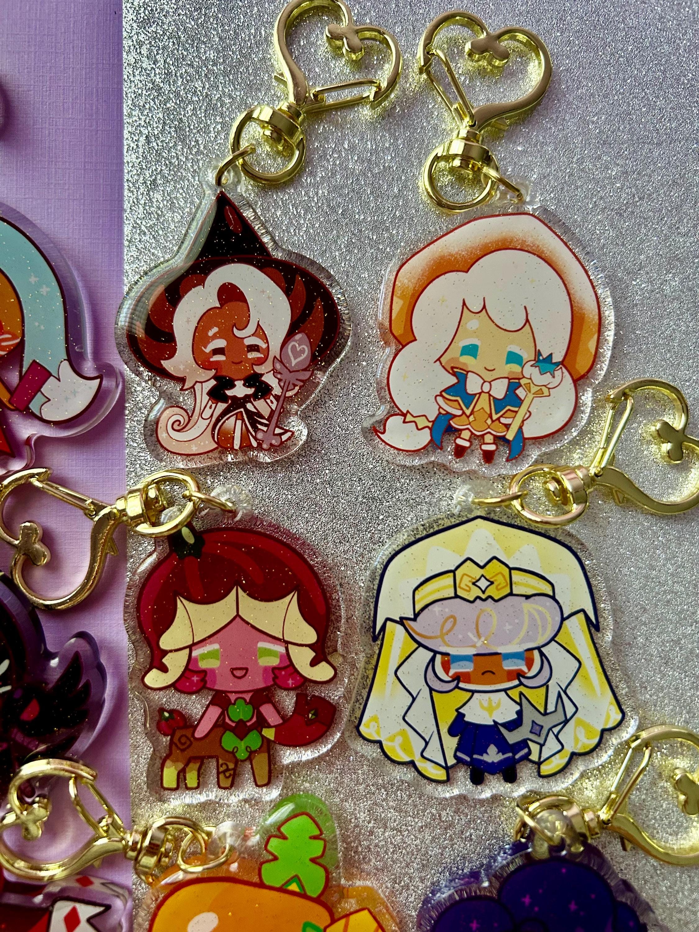 2" Cookie Run Kingdom Vol 7 Character Keychains Double Sided Glitter ...