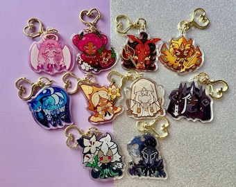Llavero epoxi de doble cara de 2" CR Kingdom Cookies Beasts and Ancients