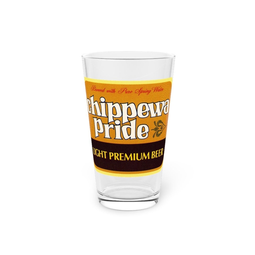 Chippewa Pride Pint Glass, Chippewa Falls, WI Premium Beer Retro/vintage Bar Glass Etsy