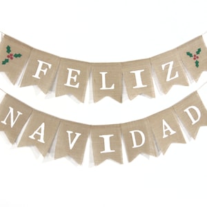 Feliz Navidad, Feliz Navidad Banner, Christmas Decor, Feliz Navidad ...