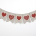 Valentine Heart Banner, Valentines Day Decor, Happy Valentines Day ...
