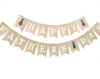 Happy Fathers Day Burlap Banner, Fathers Day Banner, Fathers Day Burlap, Fathers Day Garland, Fathers Day Bunting, Fathers Day Gift