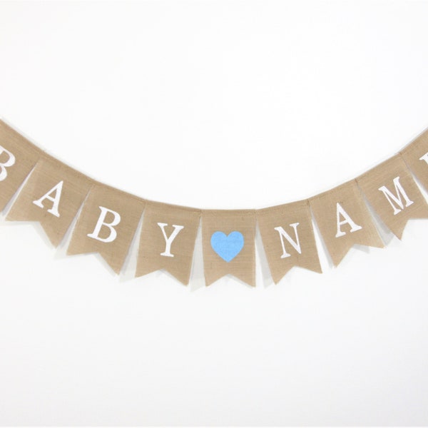 Baby Name Banner - Etsy