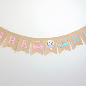 Golf Gender Reveal, He Or She Banner, Gender Reveal Party Decor, Golf Baby Shower, Gender Reveal Ideas, Golf Banner