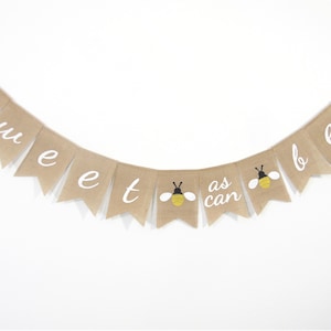 Sweet as Can Bee Banner, Bumble Bee Baby Shower, Bee Shower Decorations, Mommy To Bee Baby Shower, Mommy to Bee Banner, Bumble Bee Banner