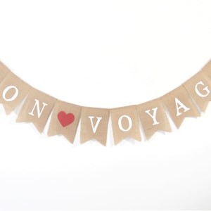 Bon voyage banner, Going away party, Travel party decorations, Farewell party decorations, Traveler banner, Bon voyage sign, Farewell Banner