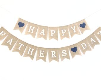 Happy Fathers Day Burlap Banner, Fathers Day Banner, Fathers Day Burlap, Fathers Day Garland, Fathers Day Bunting, Fathers Day Gift